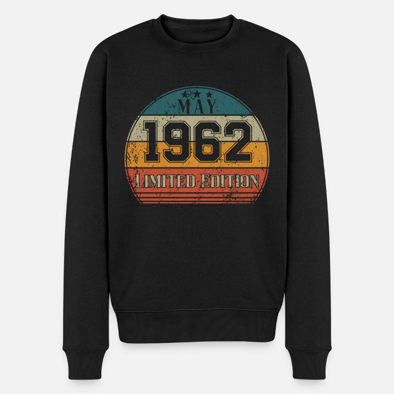 Anniversaire - Edition Limitée Mai 1962 - Pull Premium bio Homme - noir