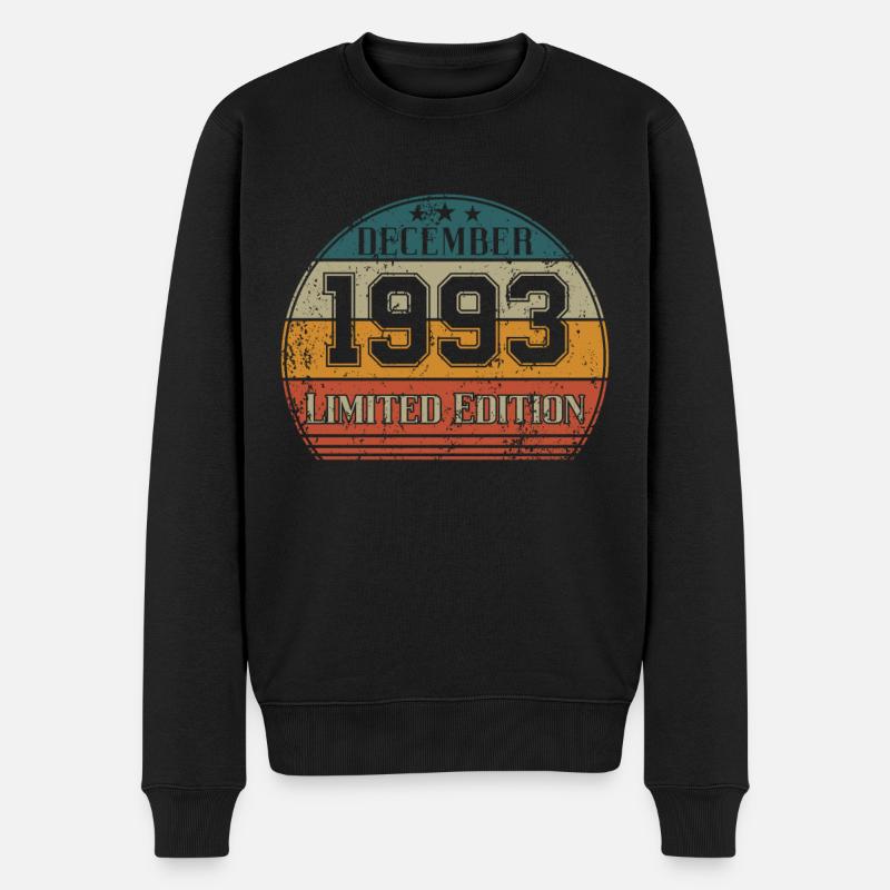 Anniversaire - Edition Limitée Décembre 1993 - Pull Premium bio Homme - noir
