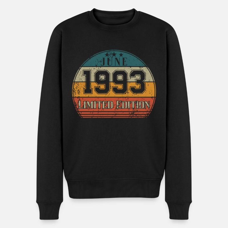 Anniversaire - Edition Limitée Juin 1993 - Pull Premium bio Homme - noir