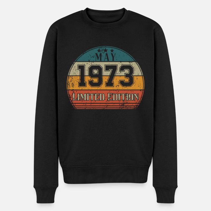 Anniversaire - Edition limitée Mai 1973 - Pull Premium bio Homme - noir