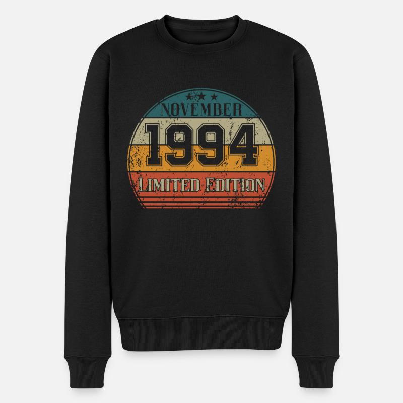 Anniversaire - Édition limitée Novembre 1994 - Pull Premium bio Homme - noir