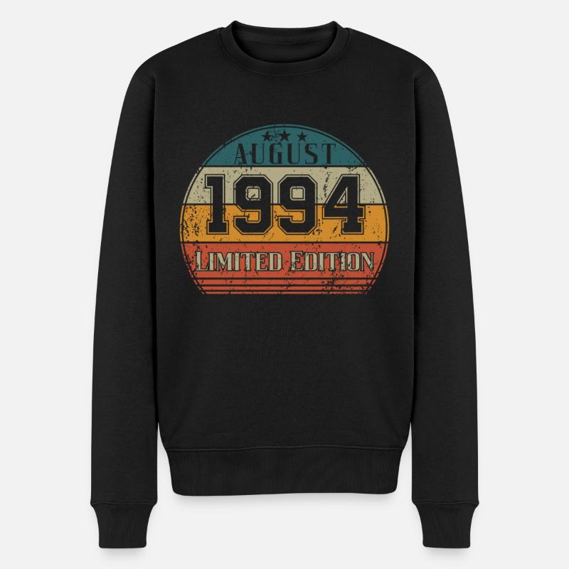 Anniversaire - Edition Limitée Août 1994 - Pull Premium bio Homme - noir