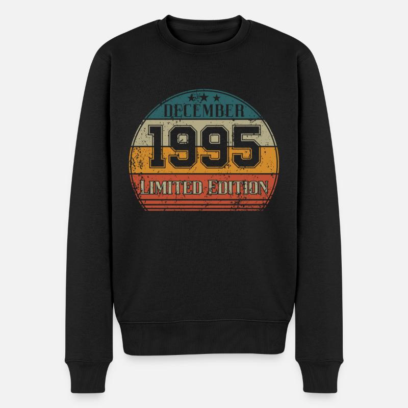 Anniversaire - Edition Limitée Décembre 1995 - Pull Premium bio Homme - noir