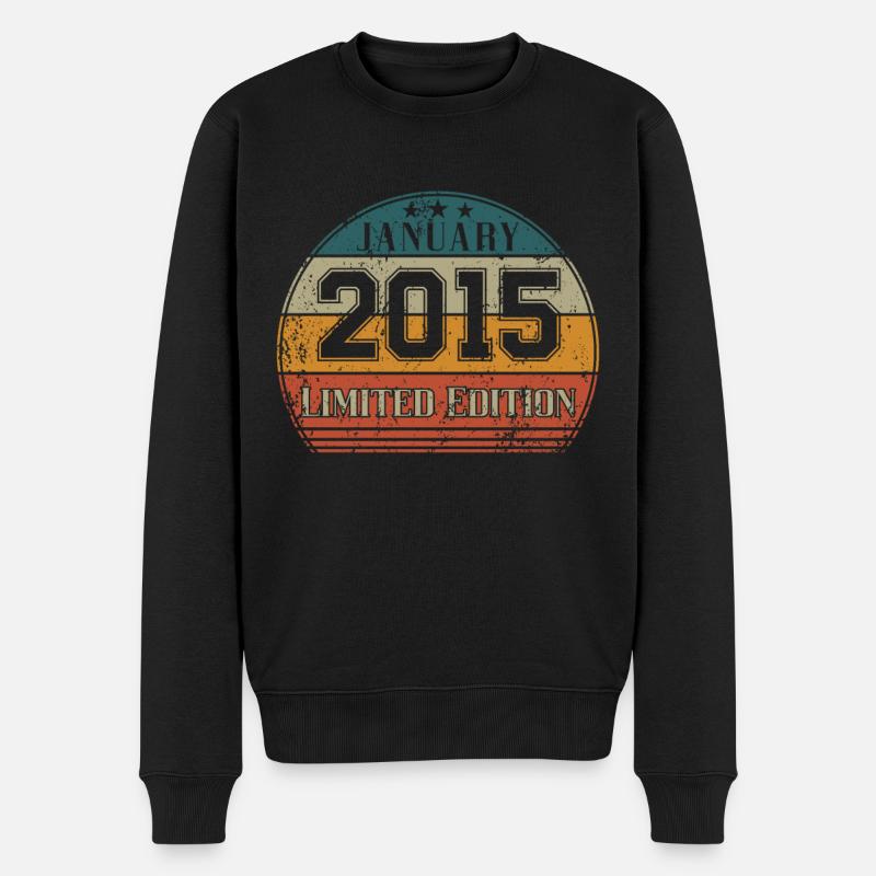 Anniversaire - Edition Limitée Janvier 2015 - Pull Premium bio Homme - noir