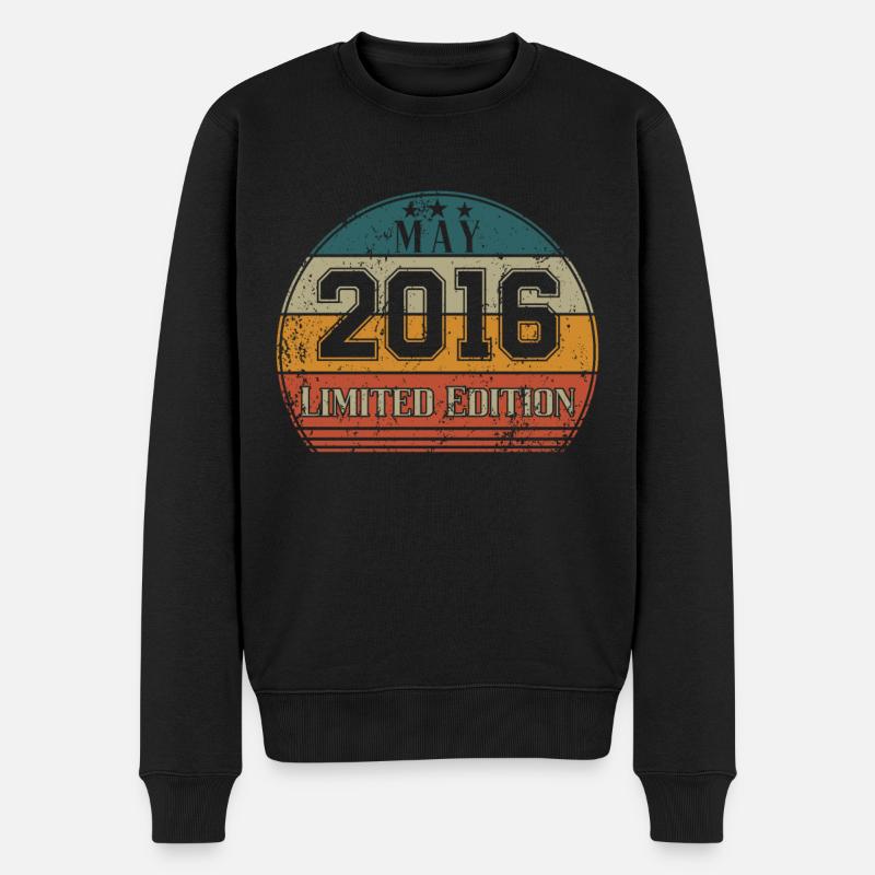 Anniversaire - Edition Limitée Mai 2016 - Pull Premium bio Homme - noir