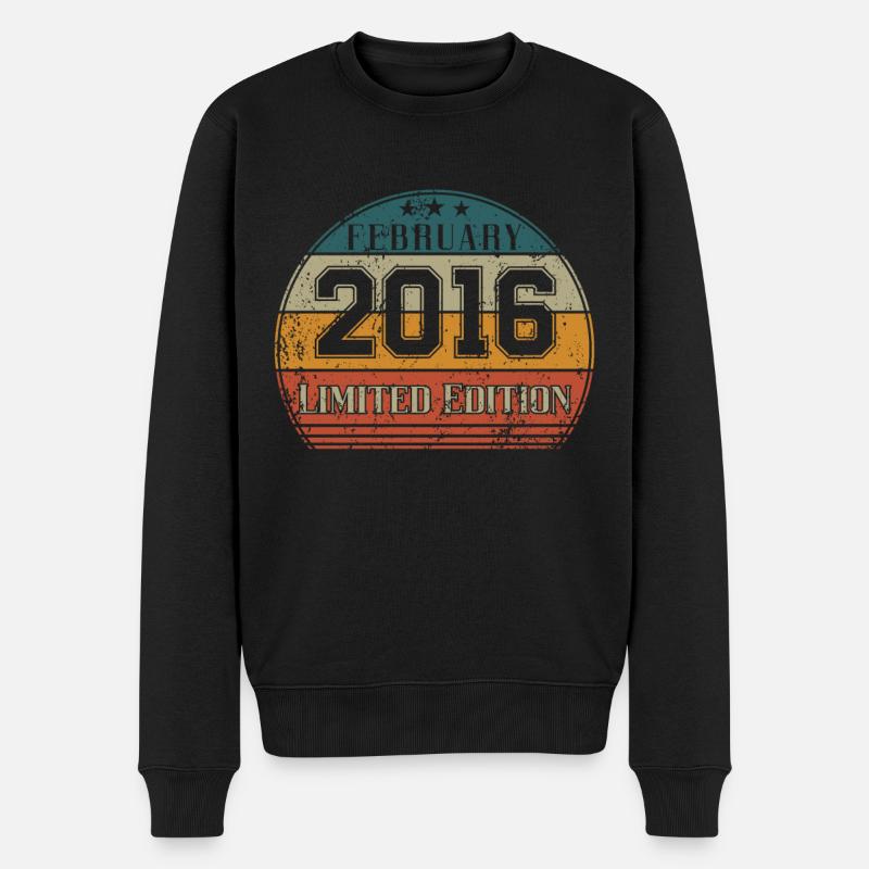 Anniversaire - Edition Limitée Février 2016 - Pull Premium bio Homme - noir