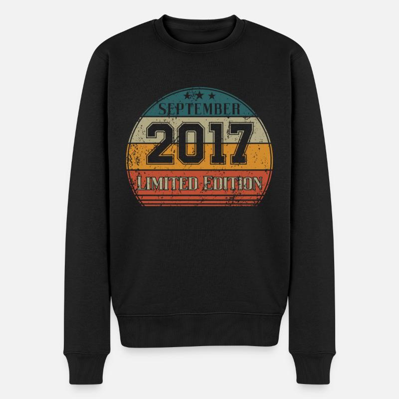 Anniversaire - Edition Limitée Septembre 2017 - Pull Premium bio Homme - noir