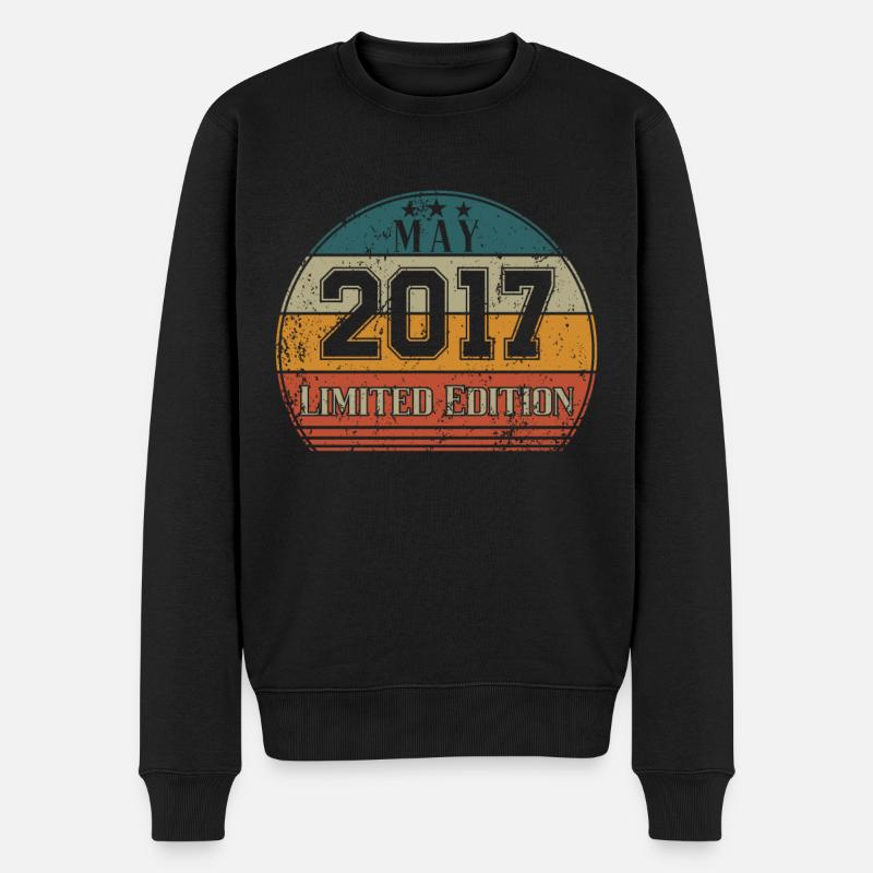 Anniversaire - Édition Limitée Mai 2017 - Pull Premium bio Homme - noir