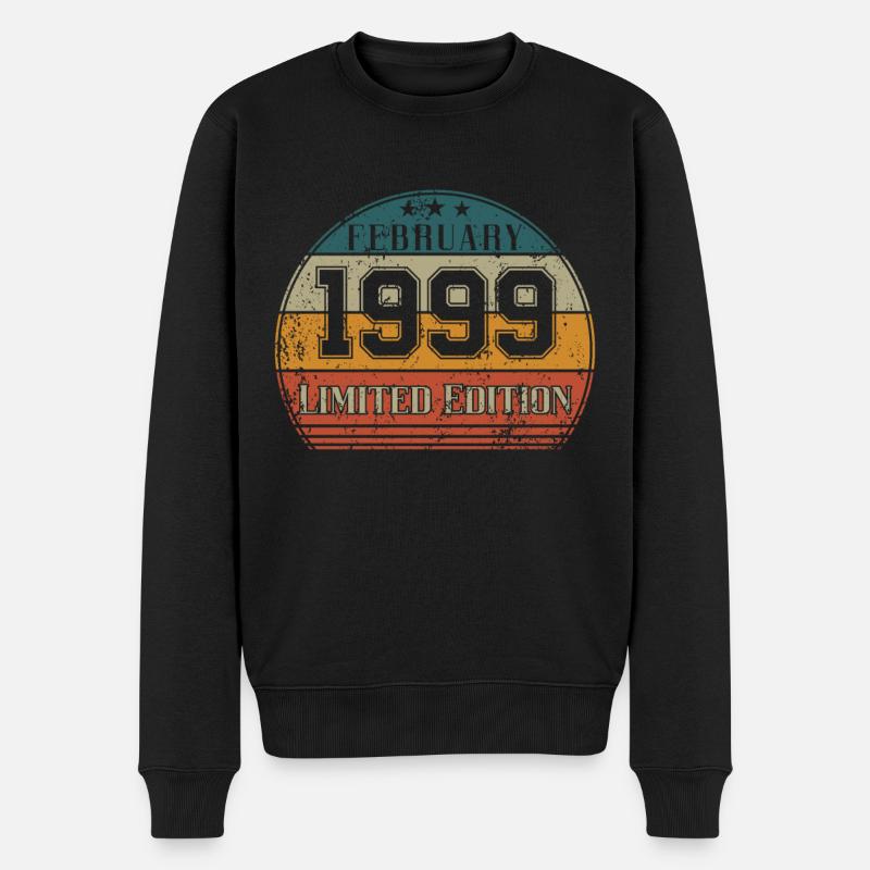 Anniversaire - Edition Limitée Février 1999 - Pull Premium bio Homme - noir