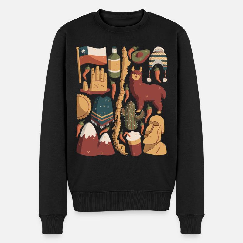 Chili - Pull Premium bio Homme - noir