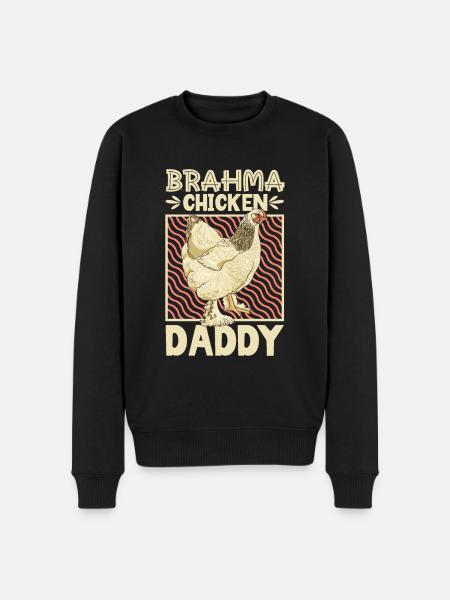 Brahma Papa - Men's Premium Organic Jumper - black