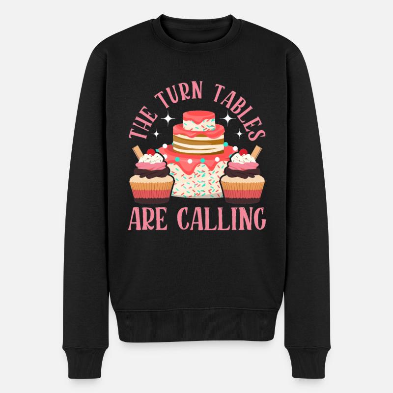 Cupcake-künstler Backt - Männer Premium Bio Pullover - Schwarz