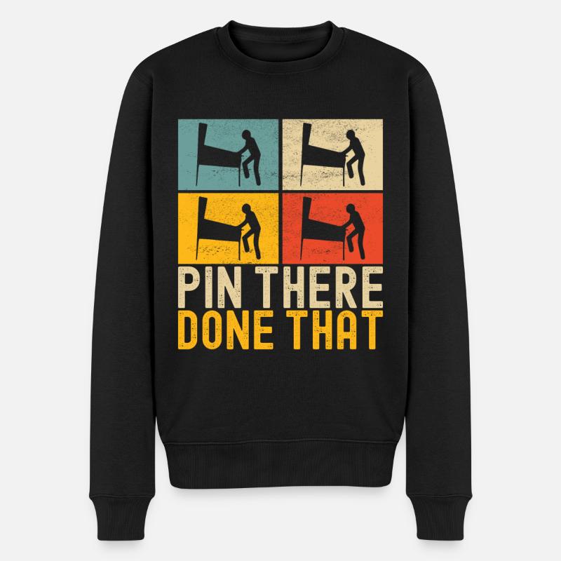 Pinball Flipper - Pull Premium bio Homme - noir