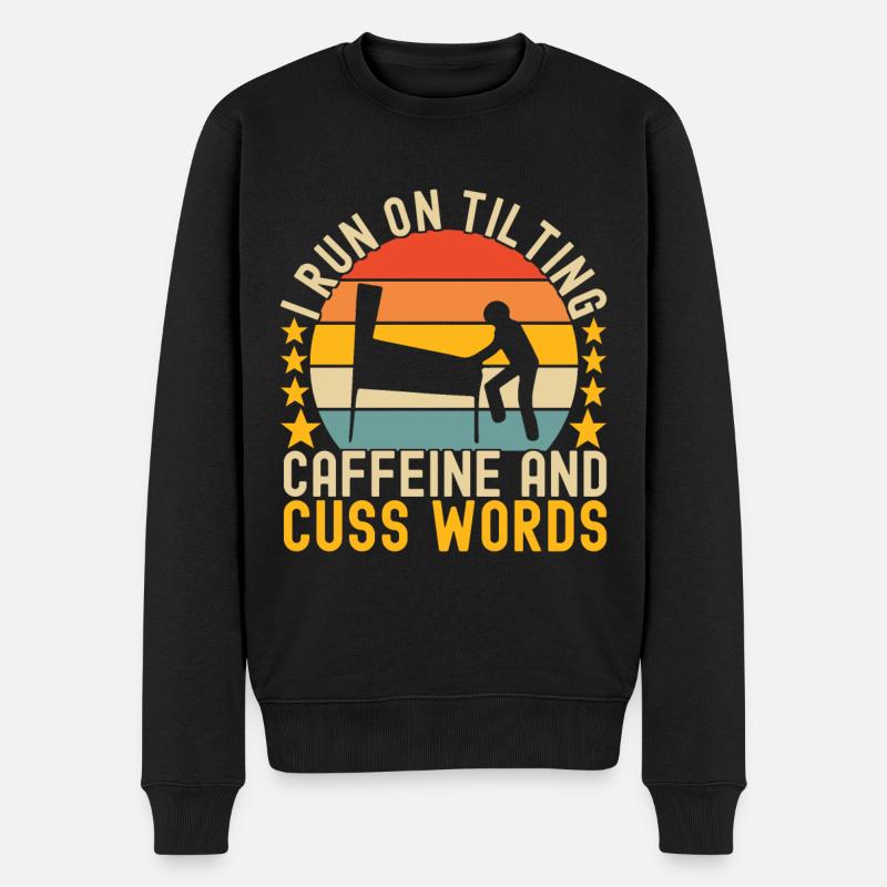 Pinball Flipper - Pull Premium bio Homme - noir