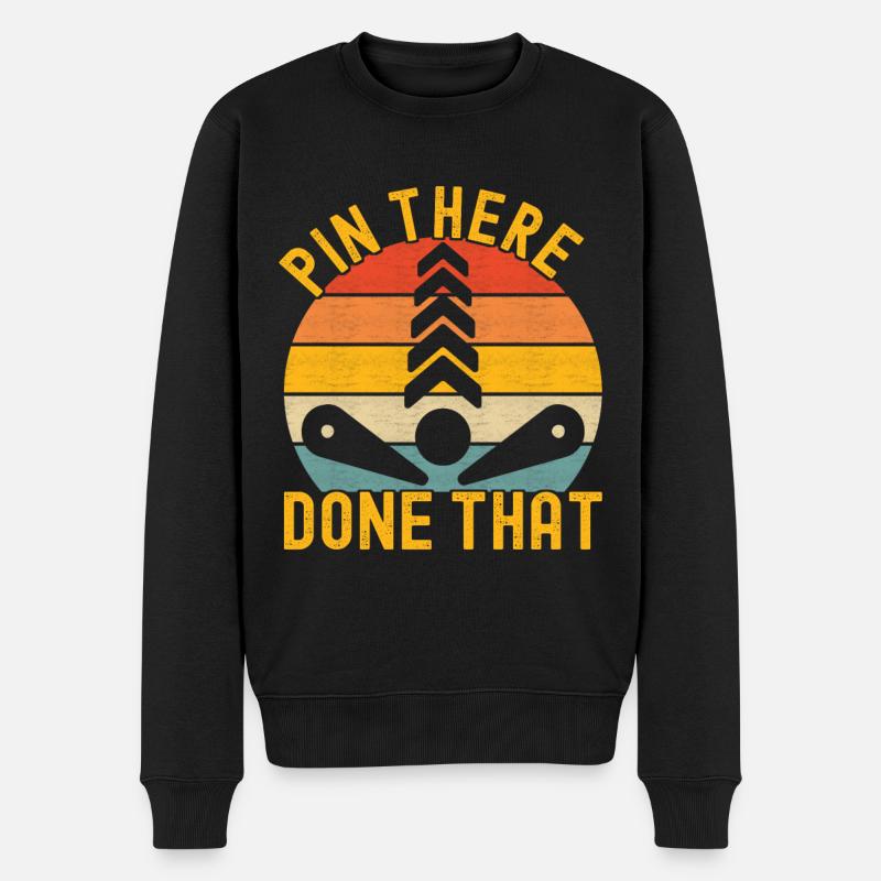 Pinball Flipper - Pull Premium bio Homme - noir