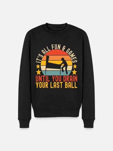 Pinball Flipper - Men's Premium Organic Jumper - black