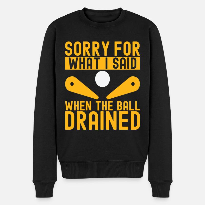 Pinball Flipper - Pull Premium bio Homme - noir