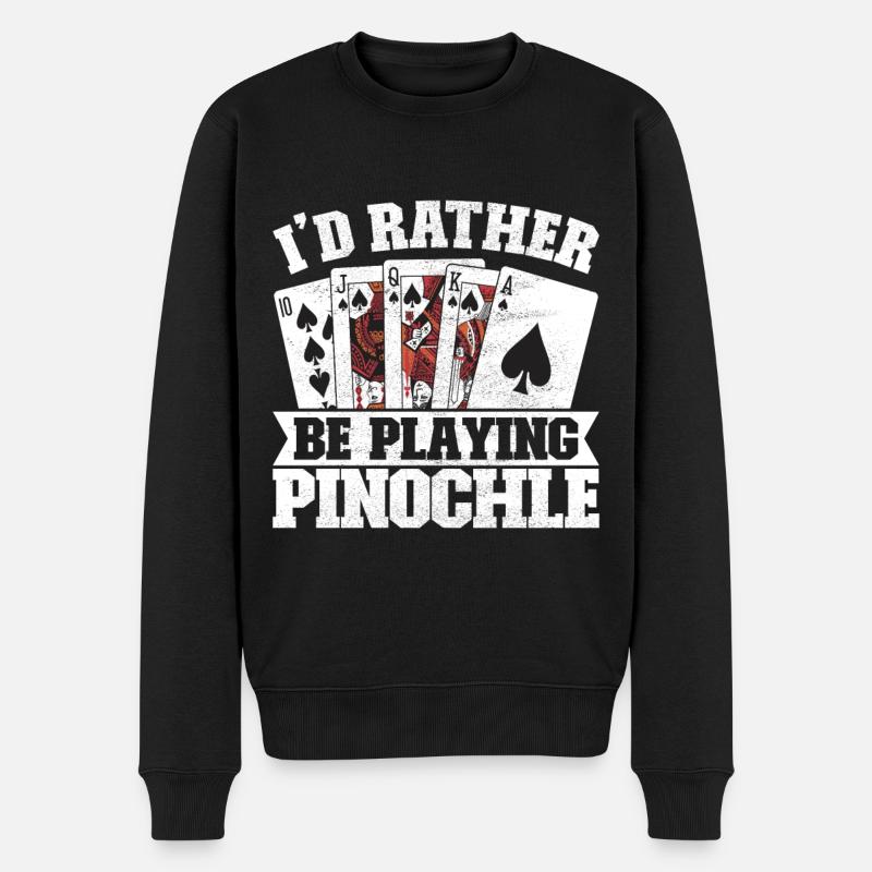 Jumelles Pinochle - Pull Premium bio Homme - noir