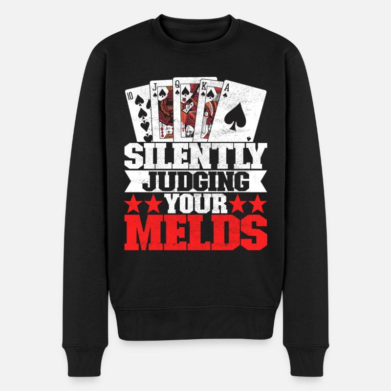 Jumelles Pinochle - Pull Premium bio Homme - noir