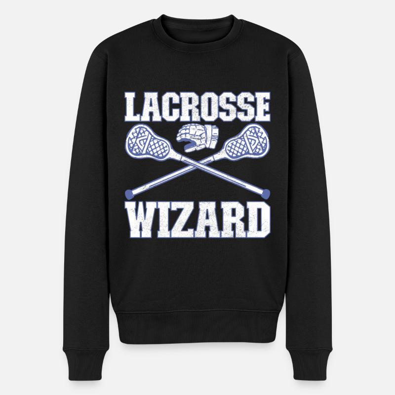 Crosse Joueurs de crosse - Pull Premium bio Homme - noir