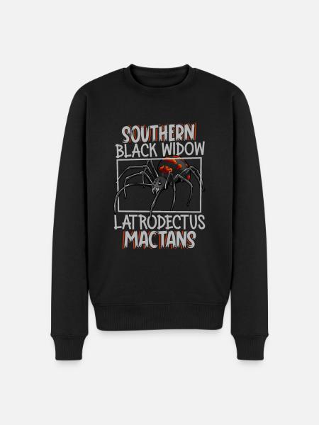 Southern Black Widow - Men's Premium Organic Jumper - black