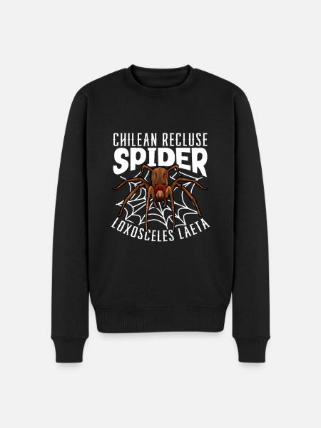 Chilean angle spider - Men's Premium Organic Jumper - black