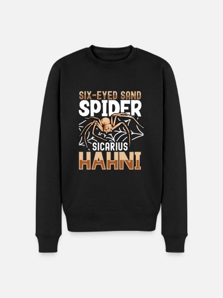 Six-eyed sand spider - Men's Premium Organic Jumper - black
