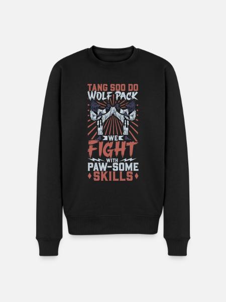 Wolf - Tang so Do - Men's Premium Organic Jumper - black