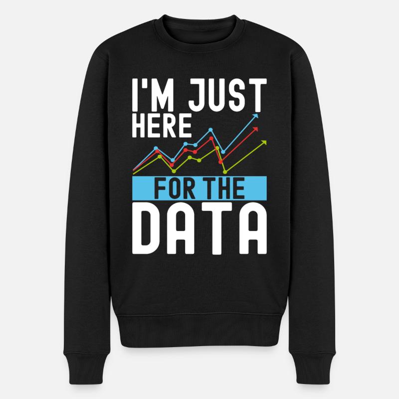 Data Science Datenanalyst - Männer Premium Bio Pullover - Schwarz