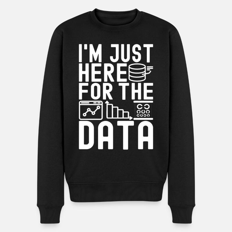 Data Science Data Analyst - Men's Premium Organic Jumper - black