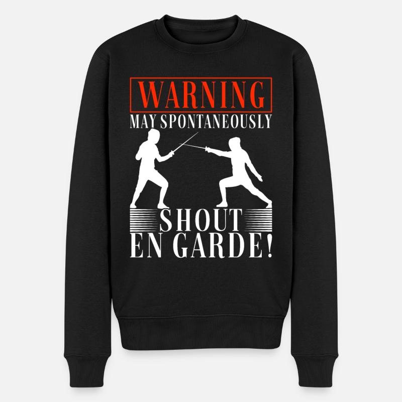 Clôtures Clôtures - Pull Premium bio Homme - noir