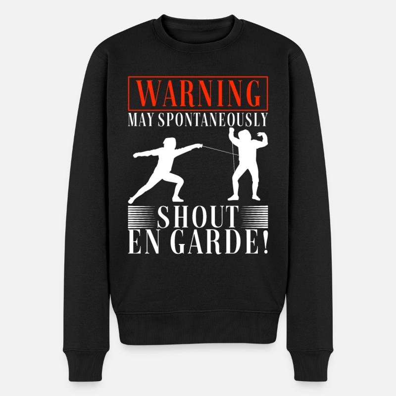 Clôtures Clôtures - Pull Premium bio Homme - noir