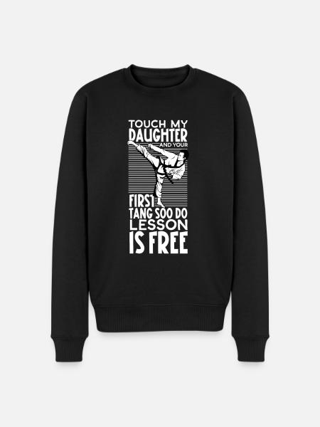 Non toccare mia figlia - Tang Soo Do - Maglione ecologico premium da uomo - nero