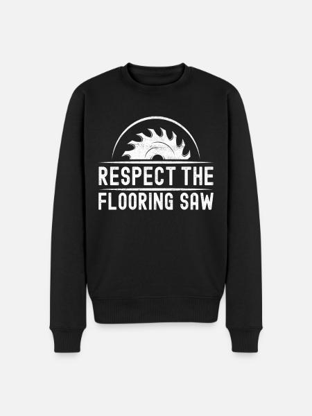 Tiler Floor Layer - Men's Premium Organic Jumper - black