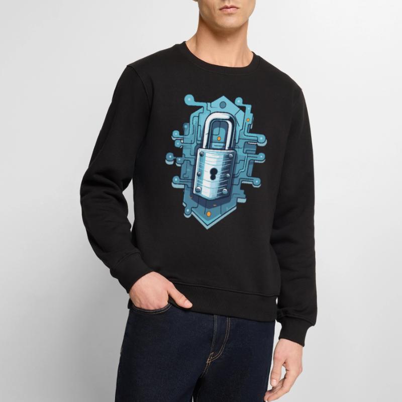 Cybersecurity Art Hacking Liebhaber Computer Nerd Männer Premium Bio Pullover