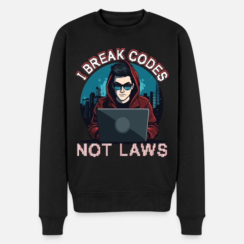Ethischer Hacking -Analyst Ethische - Männer Premium Bio Pullover - Schwarz