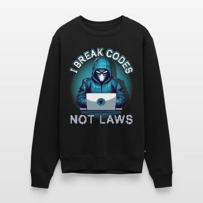 Cybersecurity Art Hacking Liebhaber Computer Nerd Männer Premium Bio Pullover