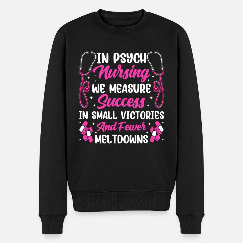 Drôle Psychiatrique - Pull Premium bio Homme - noir