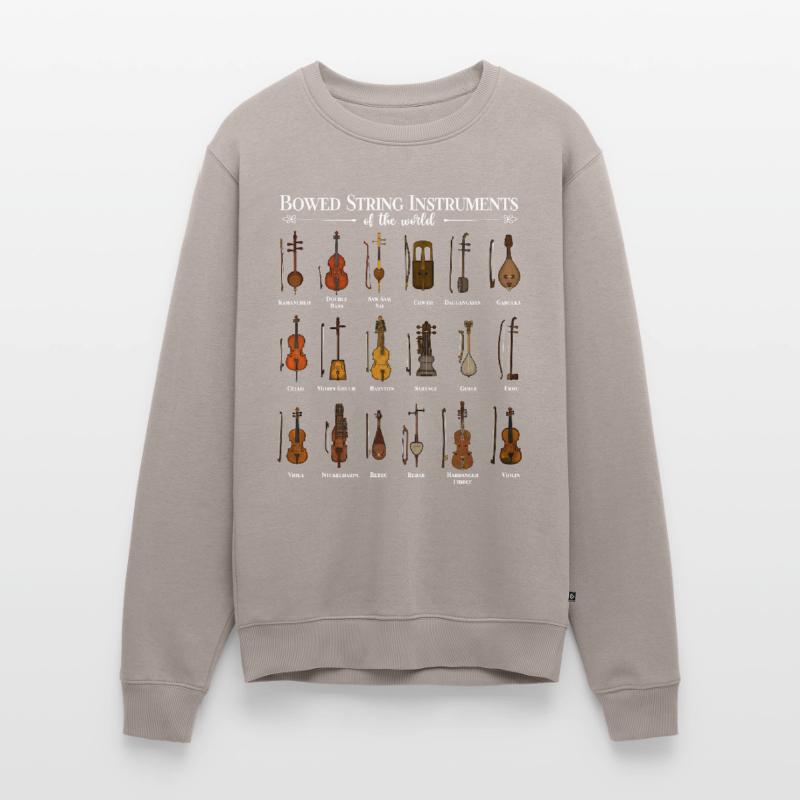 Various String Instruments Men's Premium Organic Jumper