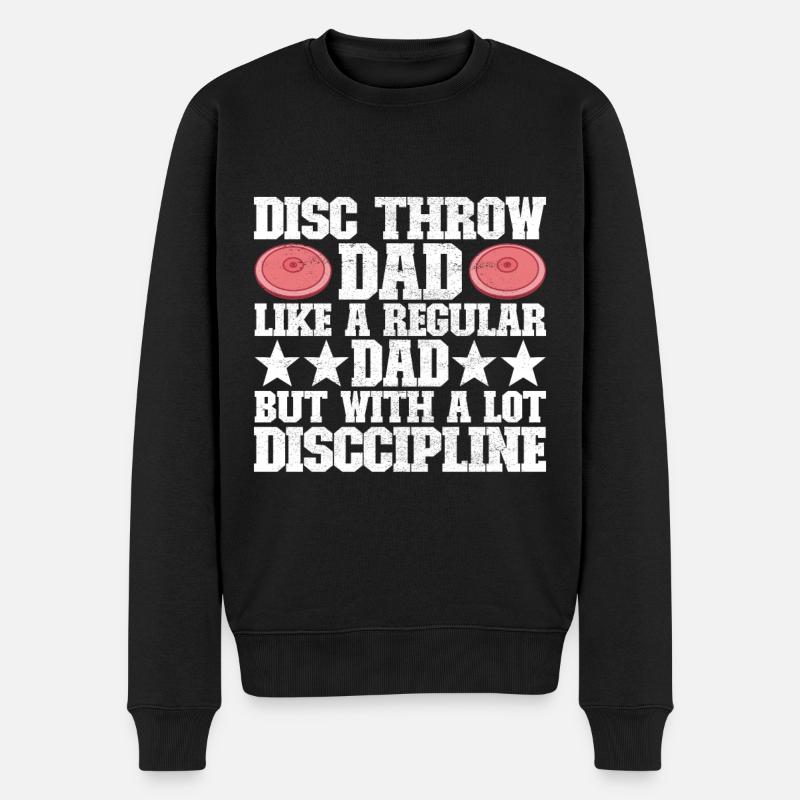 Diskuswerfer Diskuswurf - Männer Premium Bio Pullover - Schwarz