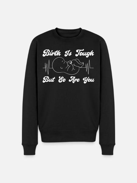 LD Labour And Delivery Nurse - Men's Premium Organic Jumper - black