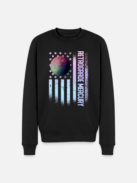 Retrograde planets Mercury retrograde - Men's Premium Organic Jumper - black