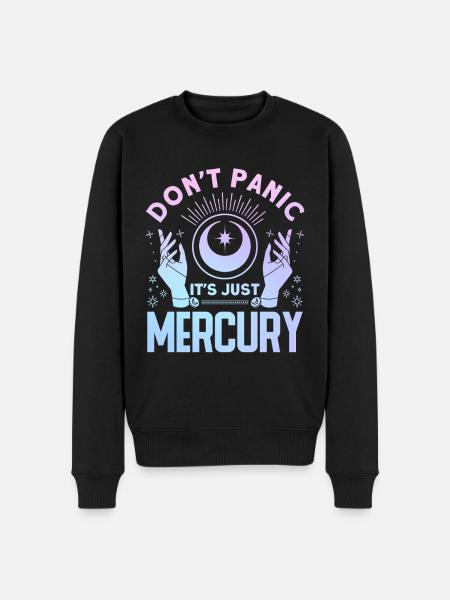 Retrograde planets Mercury retrograde - Men's Premium Organic Jumper - black