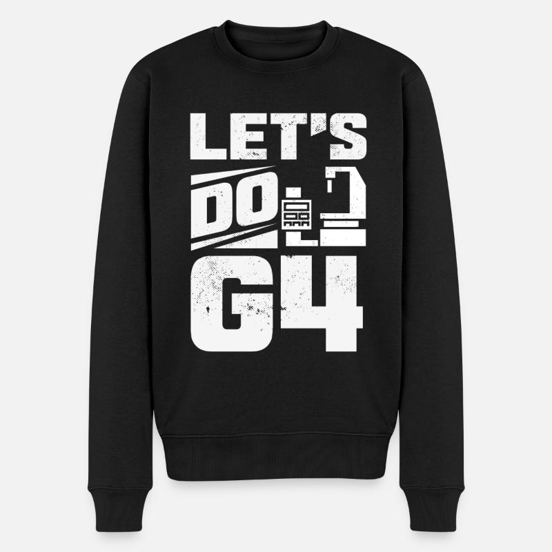 Funny CNC machinist - Men's Premium Organic Jumper - black