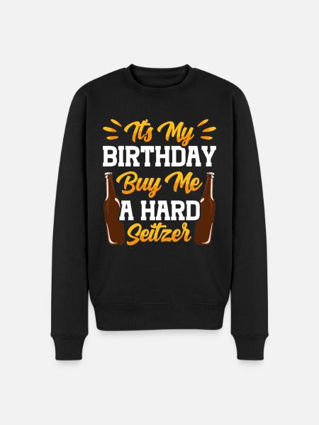 Crawled Pub Crawl Alcohol Drinking - Männer Premium Bio Pullover - Schwarz