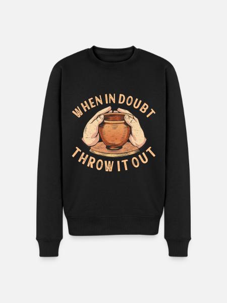 Pottery Pottery - Men's Premium Organic Jumper - black
