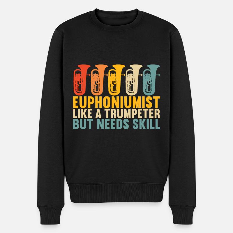 Euphonium Joueur d’euphonium - Pull Premium bio Homme - noir