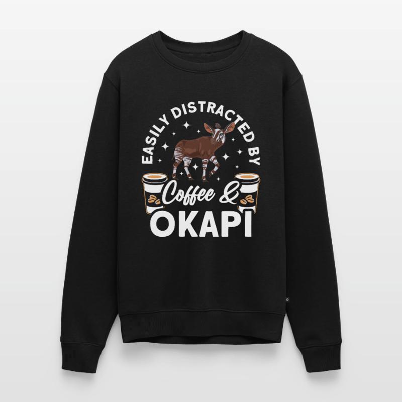 Funny zookeeper okapi lover Men's Premium Organic Jumper