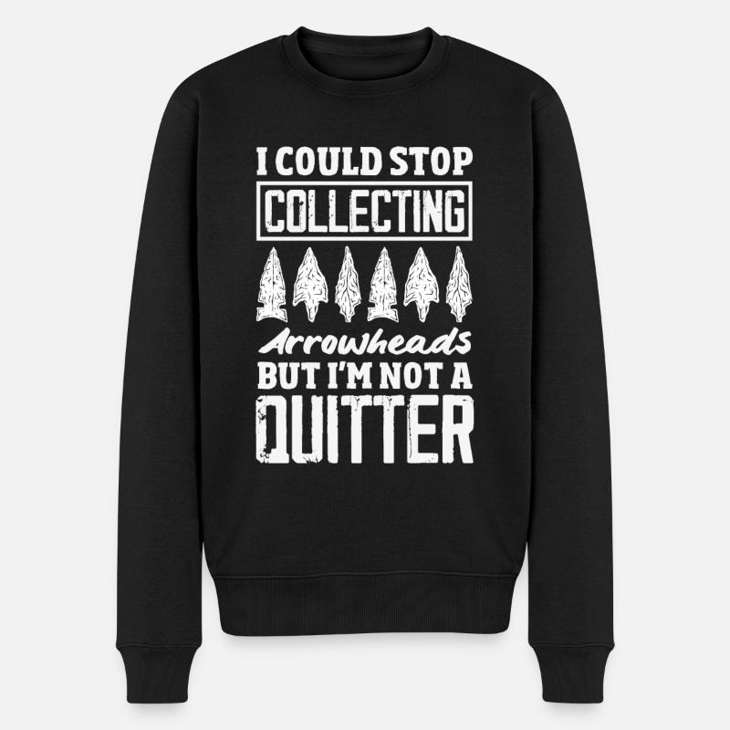 Arrowhead Hunter Archery Arrowhead - Men's Premium Organic Jumper - black