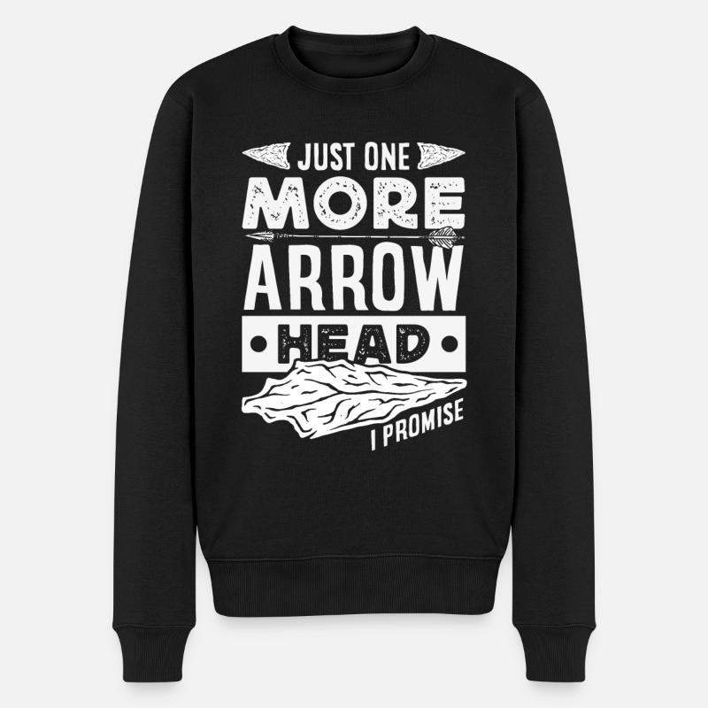 Arrowhead Hunter Archery Arrowhead - Men's Premium Organic Jumper - black